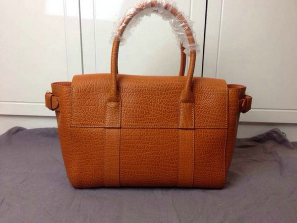 Mulberry Small Bayswater Buckle Tote in Orange 